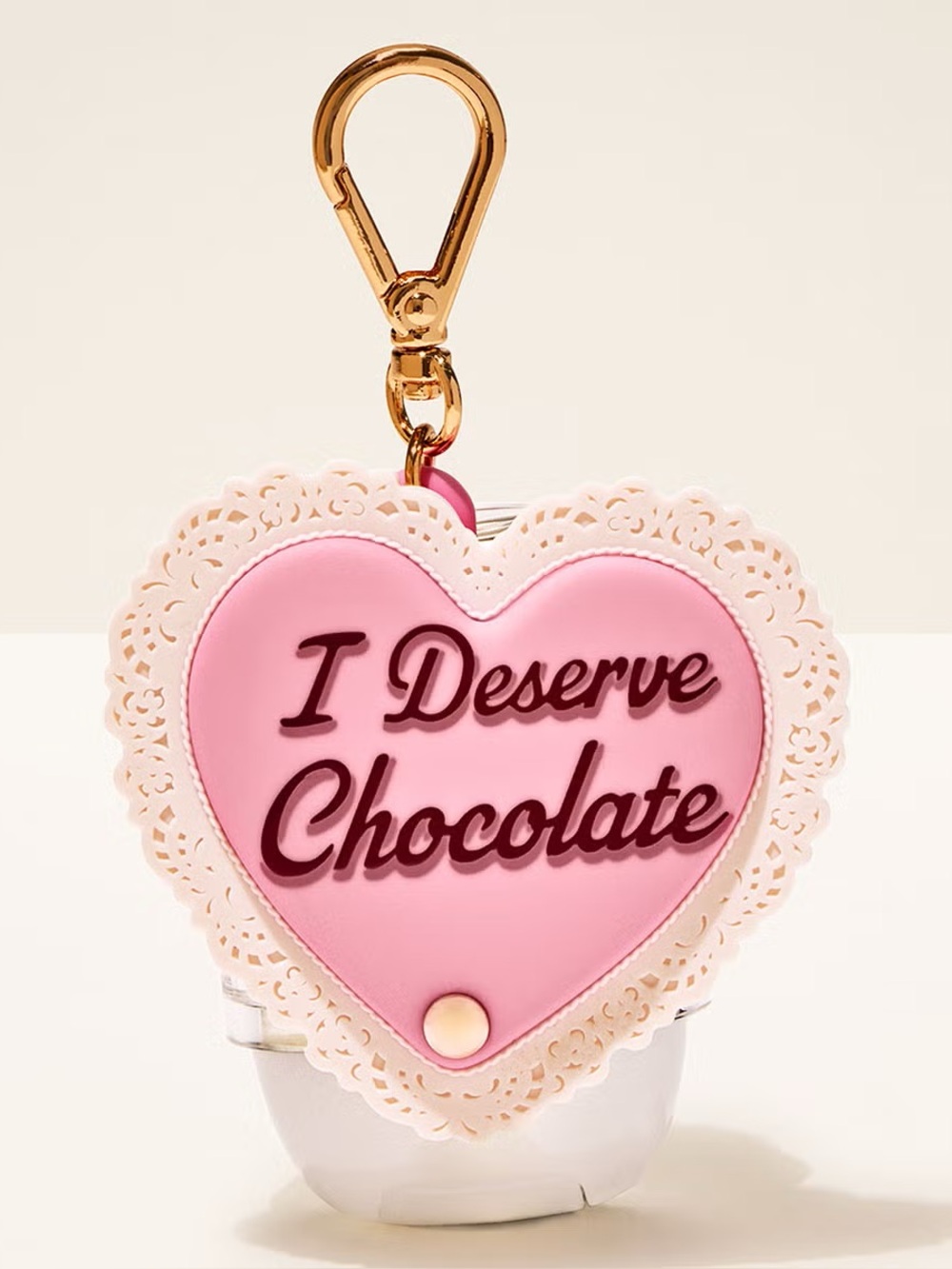 Bath & Body Works Valentine's Day Heart Shaped Sanitizer Holder